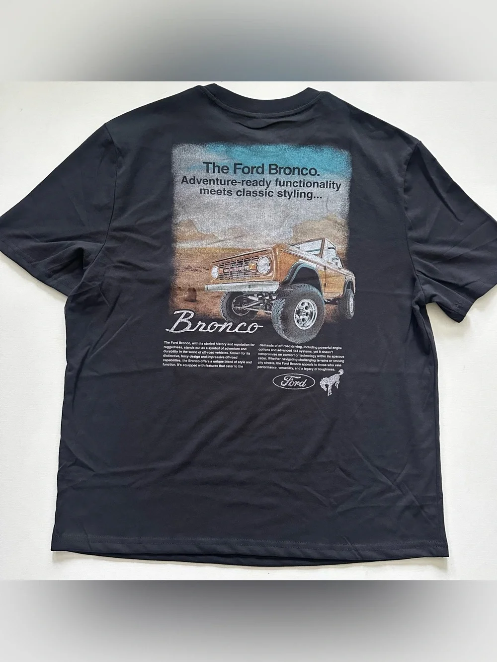 Ford Bronco Short Sleeve Graphic T-Shirt Size L Men - Picture 8 of 8